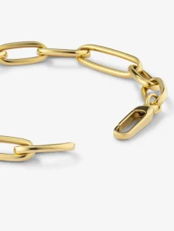 Pulsera eslabones mediana de oro amarillo de 18K