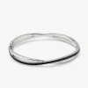 Pulsera r&iacute;gida de plata 925 con 47 espinelas en talla brillante con un total de 1,23 cts
