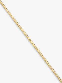Pulsera rivière de oro amarillo de 18K con diamantes blancos en talla brillante de 1,65 cts