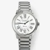 Reloj de acero inoxidable y cristal de zafiro con movimiento de cuarzo